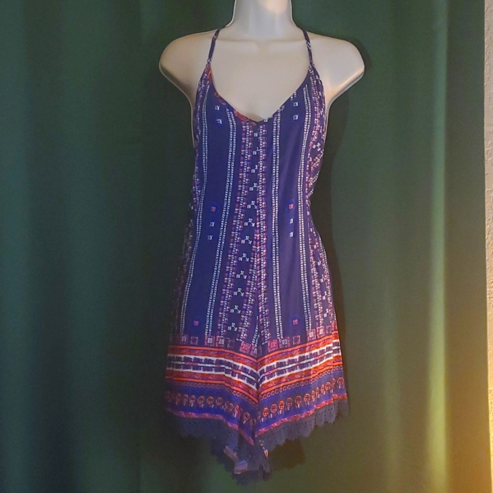 Brand new cross back romper